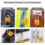 CINCINNO 8-Pack Keyed Alike Padlocks 30MM