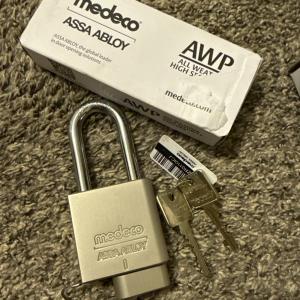 Medeco High Security AWP Padlock – Unpickable Lock