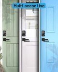 Keyless Electronic Deadbolt Lock with Lever Handles