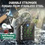 Smart RFID Padlock with Bluetooth Access