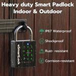 Smart RFID Padlock with Bluetooth Access