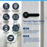 Smart Fingerprint Keyless Door Lock with App Control