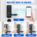 Keyless Smart Lock with WiFi and Fingerprint Access