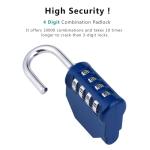 ZHEGE 4-Digit Combination Lock for Outdoor Use