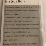 5-Inch Resettable 5-Digit Combination Padlock