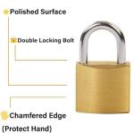 SEPOX Twins Brass Padlock with 4 Keys