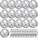 16 Stainless Steel Keyed Padlocks with Same Key