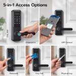 Fingerprint Smart Door Lock with Keypad Access