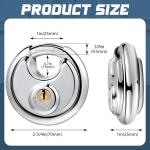 16 Stainless Steel Keyed Padlocks with Same Key