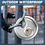 16 Stainless Steel Keyed Padlocks with Same Key