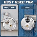 16 Stainless Steel Keyed Padlocks with Same Key