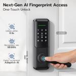 Fingerprint Smart Door Lock with Keypad Access