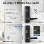 Fingerprint Smart Door Lock with Keypad Access