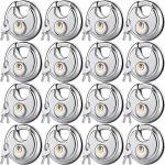 16 Stainless Steel Keyed Padlocks with Same Key
