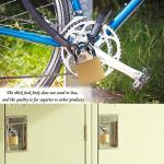 4 Pack Small Keyed Padlocks - 32mm Gold