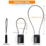 SEPOX® 4 Digit Resettable Combination Lock Set