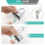 Set of 12 Keyed Alike Nickel Padlocks