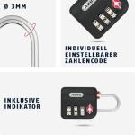 ABUS TSA 147TSA/30 3-Digit Luggage Lock