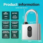 OKLOK Fingerprint Smart Padlock with Remote Access