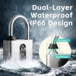 OKLOK Fingerprint Smart Padlock with Remote Access