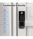 Smart Double-Sided Wifi Fingerprint Lock for Gates