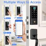 BEBASIA Smart Fingerprint Door Lock with APP Control