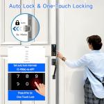BEBASIA Smart Fingerprint Door Lock with APP Control