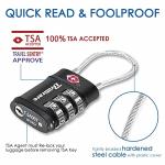TSA Approved Combo Luggage Locks – 2 Pack