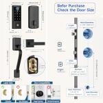 BEBASIA Smart Fingerprint Door Lock with APP Control