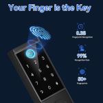 BEBASIA Smart Fingerprint Door Lock with APP Control