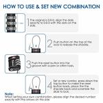 TSA Approved Combo Luggage Locks – 2 Pack