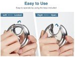 Puroma Stainless Steel Discus Lock with Key