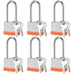 Locilot 6-Pack Keyed Alike Solid Padlocks