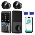 S12 Smart Front Door Lock with Round Handle