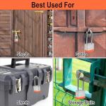 Locilot 6-Pack Keyed Alike Solid Padlocks