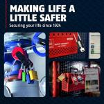 ABUS 10-Pack Safety Padlock Set - Keyed Different