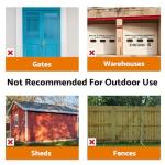 DAERDUO 50mm Keyless Combination Padlock Black