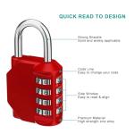 4 Digit Outdoor Combination Lock for Security