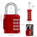 4 Digit Outdoor Combination Lock for Security