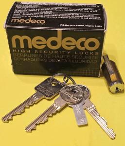 Medeco High Security Padlock Cylinder Key Set