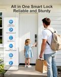 Smart WiFi Keyless Deadbolt Lock with Fingerprint Access