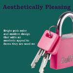 Guliffen Aluminum Locker Locks with Keys - 2 Pack