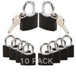 SEPOX® 10-Pack Heavy-Duty Outdoor Padlocks