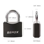 SEPOX® 10-Pack Heavy-Duty Outdoor Padlocks