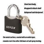SEPOX® 10-Pack Heavy-Duty Outdoor Padlocks