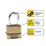 Weatherproof Resettable Combination Padlocks - 2 Pack
