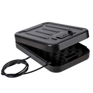 BAGKOOL Portable Fireproof Gun Safe with Combo Lock