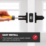 Kwikset Casey Privacy Lock - Sleek Black Finish