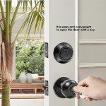 Cielsa Dawn Matte Black Door Lock Set
