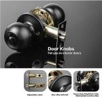 Cielsa Dawn Matte Black Door Lock Set